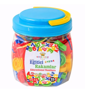 King Kids Eğitici Sayılar 96 Adet