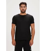 BAD BEAR Frank Night Basic Men's T-Shirt (Siyah)