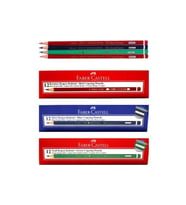 Faber Castell Kırmızı 12'li Yeşil 12'li Mavi 12'li Kopya Kalemi Seti (Altın)