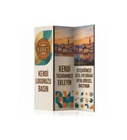 Kişiye Özel Kanvas Paravan 3 Kanat