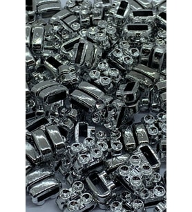 Süsleme Taşı Kare Plastik Kopça 10mm 1000 Adet
