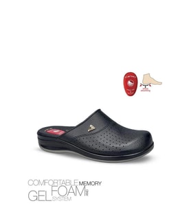 Ceyo 9844 Flex-1 Jelli Anatomik Kadın Sabo Terlik Siyah 35-40