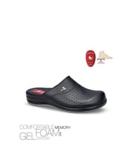 Ceyo 9844 Flex-1 Jelli Anatomik Kadın Sabo Terlik Siyah 35-40