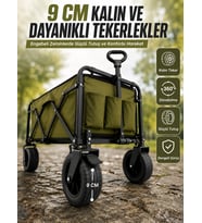 Extra Cepli Katlanabilir Wagon Arabası ile Pratik ve Düzenli Taşıma