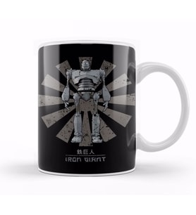 Iron Giant Retro Japanese Kupa Bardak Porselen