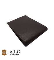 ALC Collection Kahverengi Hakiki Deri Klasik Erkek Yatay Cüzdan