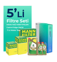 MANN Mercedes X250 Filtre Bakım Seti Castrol Motor Yağlı (2017-2020) 5 Li