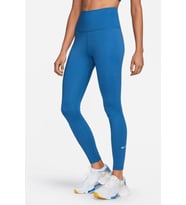 Nike One High Rise Leggings Full Length 2 Cepli Yüksek Belli Toparlayıcı Tayt Mavi