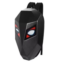 36x18x48cm Su Geçirmez Led Gözlü Kask Laptop Motosiklet Scooter Bisiklet MicroFiber Sırt Çantası