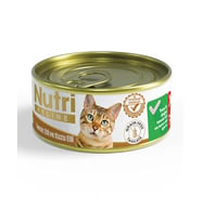 Nutri Feline 85Gr Tavuk Hindi Etli 12Adet Yaş Kedi Maması