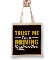 Trust Driving Instructor School Lesson Teacher Novice Driver Bez Çanta Uzun Saplı