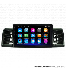 Toyota Corolla 7 inç Android Navigasyon ve Multimedya Sistemi 2004-2006