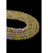 8 MM Gold Rutil Kuvars Taşı Dizi (Sarı)