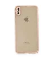 Apple İphone Xs Max Kılıf Montreal Silikon Kapak - Pembe