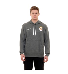 Galatasaray Orijinal Lisanslı Nike Kapüşonlu Erkek Sweat (Koyu Gri)