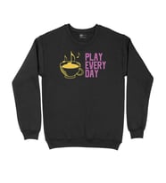 Pembe Play Every Day Siyah Sweatshirt