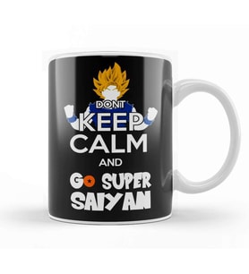 Dragon Ball Z Go Super Saiyan Kupa Bardak Porselen