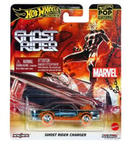 Hot Wheels Premium - Pop Culture : Marvel Ghost Rider Charger (1/64)