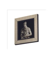 Musa'nın Hükmü Heykeli (Heykeltıraş: Michelangelo) Baskılı MDF Magnet 7X7