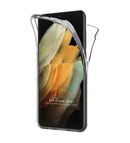 Samsung Galaxy S21 ULTRA Kılıf 360 Şeffaf Ön Arka Koruma Silikon