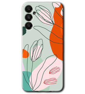 Galaxy A05s Kılıf HD Desen Baskılı Kılıf - Vektör Çiçekler