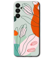 Galaxy A05s Kılıf HD Desen Baskılı Kılıf - Vektör Çiçekler