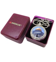 Ardeur® Vintage Kudüs Desen İşlemeli İsme Özel Lüks Cep Saati Köstekli Saat