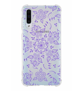 Samsung Galaxy A50s  Köşe Korumalı Antişok Kapak Nostalji Desen Tasarımlı Şeffaf  Kılıf