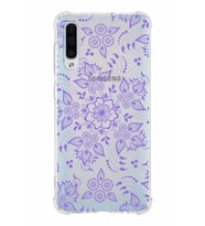 Samsung Galaxy A50s  Köşe Korumalı Antişok Kapak Nostalji Desen Tasarımlı Şeffaf  Kılıf