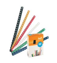 Sarff Spiral Plastik 195 Sayfa 20 MM Beyaz (100 Lü Paket)