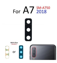 Tkgz Samsung Galaxy A7 A750 2018 Arka Kamera Camı Lens Yapışkanlı