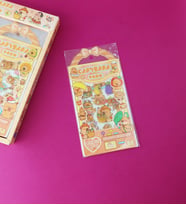 Capybara Şeffaf Sticker Seti – 3 Sayfa