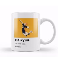 Karasuno High Haikyuu Volleyball Team Pantone Kupa Bardak Porselen