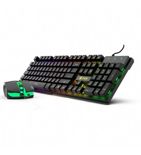 INCA IKG-448 USB Q Trk RGB Led Aydınlatmalı Mekanik Hisli Siyah Gaming Klavye - Mouse Set