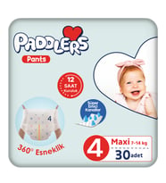 Paddlers Külot Bebek Bezi 4 Numara Maxi 30 Adet (7-14 Kg) Eko Paket