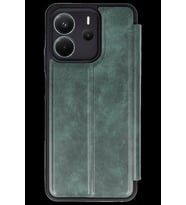 Pilelistore   Xiaomi Redmi Note 14 4G Kılıf Flip Cover - Koyu Yeşil