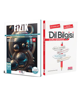 Ulti Yayınları TYT Fizik ve AKM Dil Bilgisi Soru Bankası Seti 2 Kitap