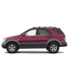 Kia Sorento Krom Cam Çıtası 4 Prç 2002-2009