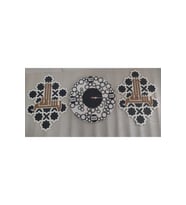 Modern Duvar Saati 3 lü kombin Dini motif ve Kalite
