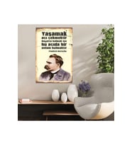Ahşap Retro Mdf Poster , Komik Sözler , Duvar Yazıları , Manzara ,  Tarih , Edebiyat - Tbl0418