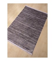 HALIMARKA K-BST 109 SİYAH BEJ DOKUMA INCE HALI 120X180 CM