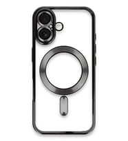 Newface Apple iPhone 16 Plus Kılıf Kross Magneticsafe Kapak - Siyah