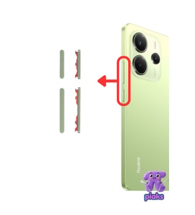 Redmi Note 14 4G Açma Kapama Ve Yan Ses Tuşu Plastik Düğme 24117RN76G Uyumlu