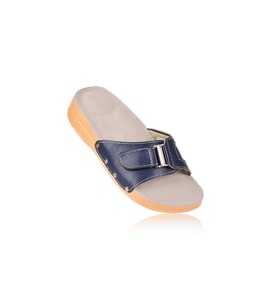 FootFlex MBS-416 Topuk Dikeni (Epin) Hallux-Valgus Terlik (Lacivert)