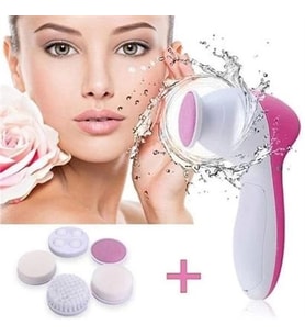 Pilli Yüz Cilt Temizleme Cihazı Siyah Nokta Peeling Fırça Seti Vücut Yüz Bakımı Masaj Aleti