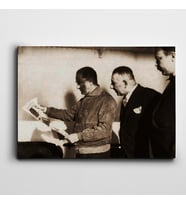 Atatürk Ege Vapurunda Kanvas Tablo