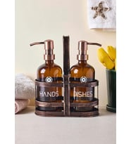 Rame Amber Sıvı Sabunluk Seti - 2x500 ML