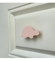 Pomerol Pembe Kaplumbağa Dolap Kulpu- Çocuk Odası, Mutfak ve Banyo İçin Modern ve Dayanıklı Mobilya Kulp, HD