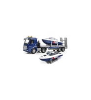 Sesli ve Işıklı Tekne Taşıyıcı Tır - PY8815B (Çok Renkli)