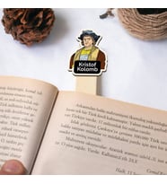 Kristof Kolomb Esprili Çubuk Kitap Ayracı